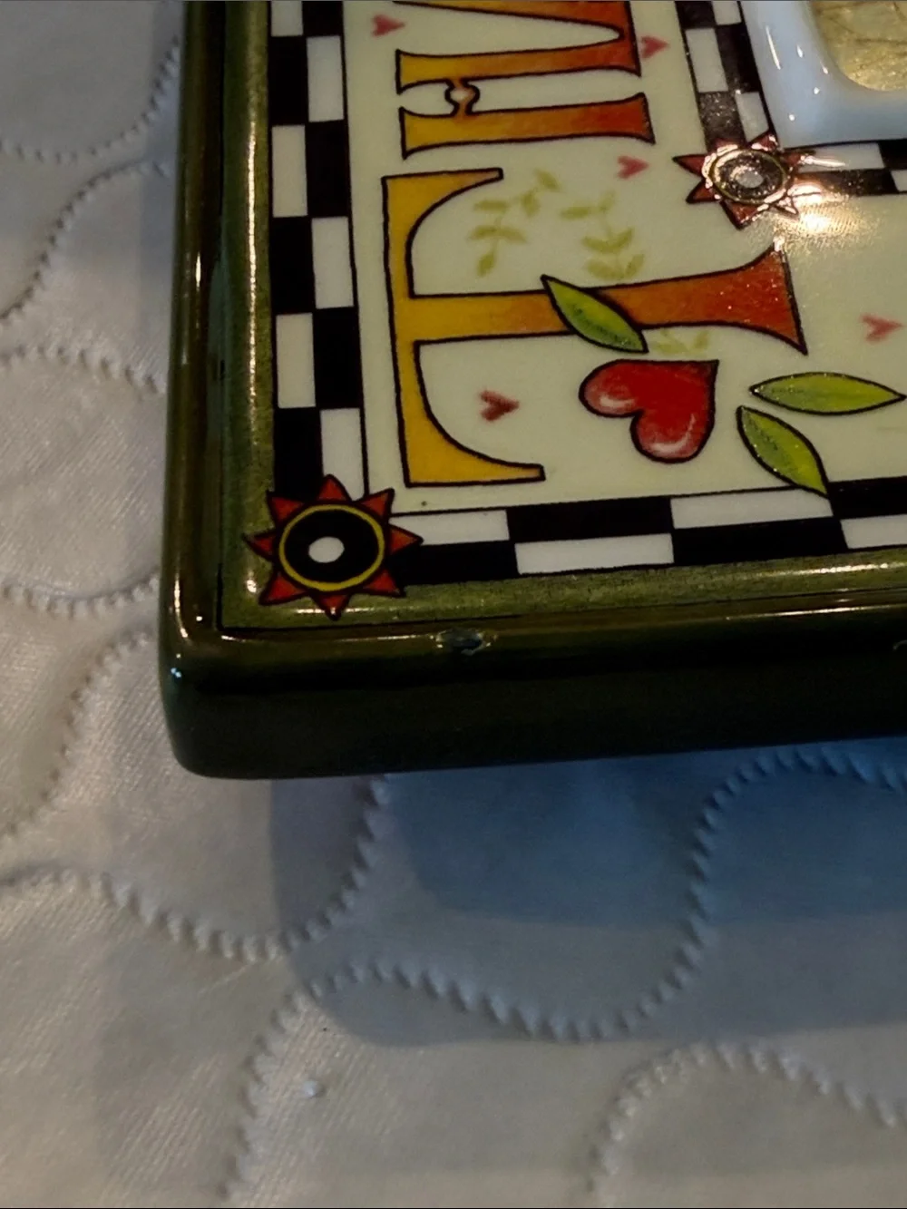 1994 Mary Engelbreit Ceramic Picture Frame – “That’s What Friends Are For